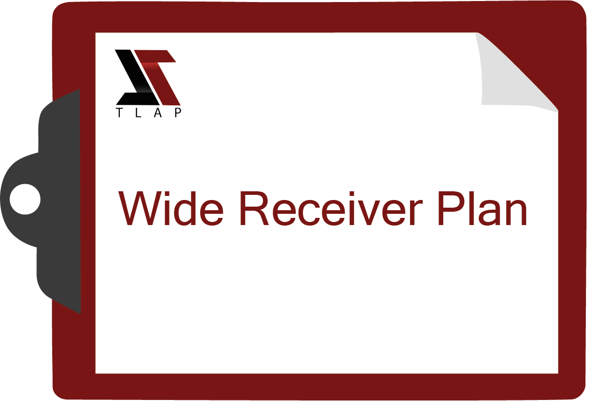 Wide Receiver Plan TLAP Sports